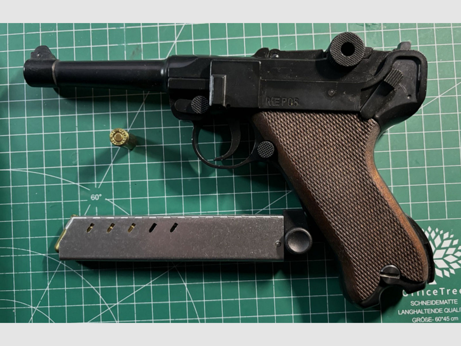 Pistole 08 P08 Luger Nachbau 9mm PAK