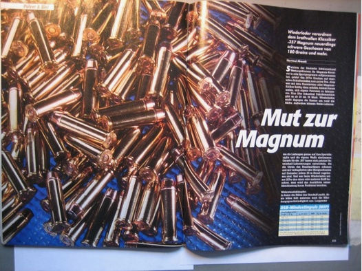 Visier - Heft : **Wiederladen der .357 Magnum mit 180 grs, Geschossen **