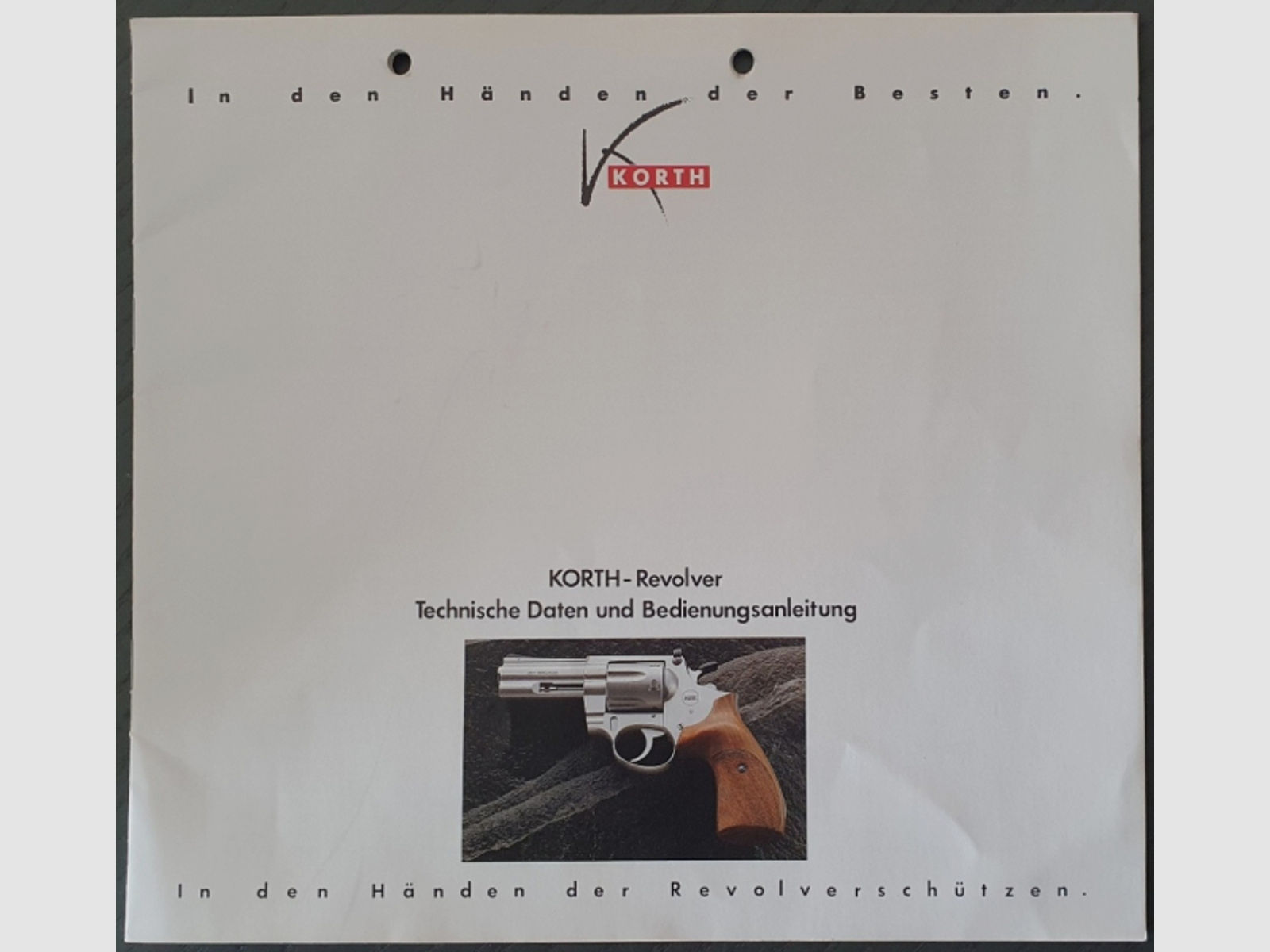 Revolver Korth STS 6 Sport mit Wechseltrommel