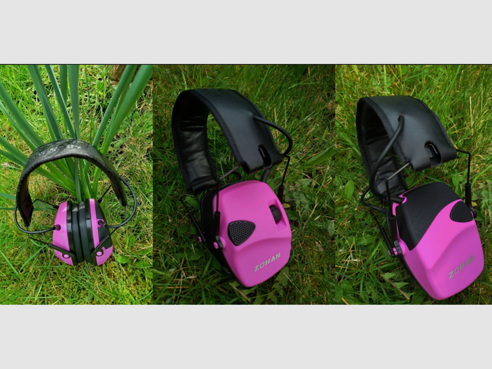 ZOHAN elektronischer Gehörschutz NEU pink ähnlich Howard Leight Impact Sport