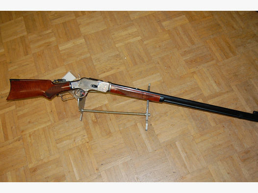 Hege Uberti Unterhebelrepetierbüchse Winchester Western Rifle M1873 im Kal .45 LC im Bestzustand