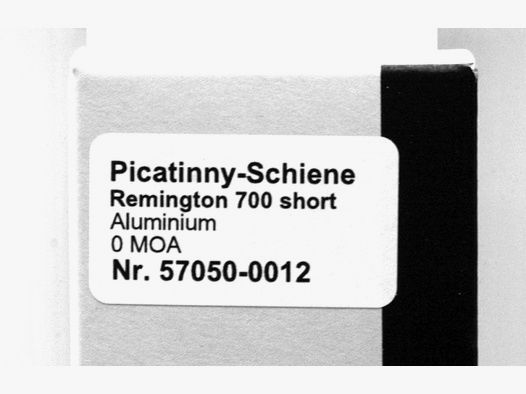 Recknagel (Weaver) Picatinny Schiene für Remington 700 SHORT Action (.223 .308) inkl. Schrauben NEU!