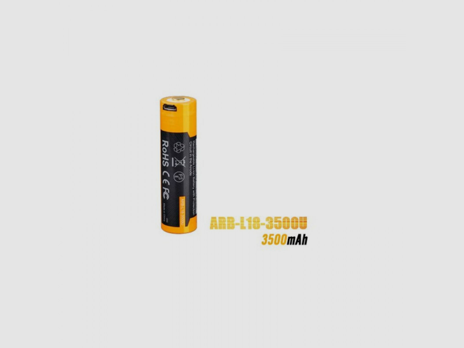 Fenix ARB-L18-3500U mAh 18650 LiIon Akku geschützt