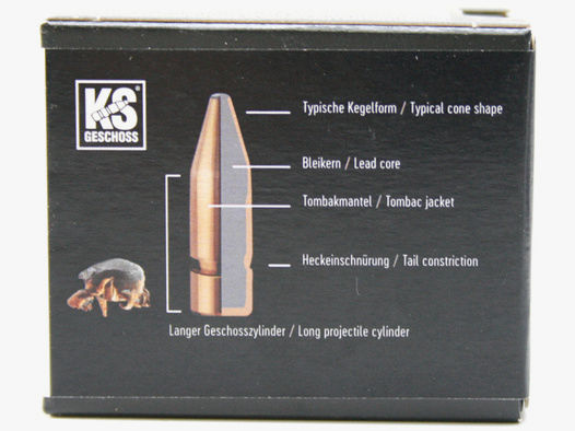 50 Stück NEUE RWS Geschosse - Kegelspitz (KS) 8mmS/.323 -11,7g/180gr (#2146444)