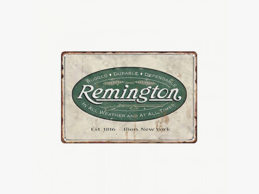 Remington Retro-Blechschild