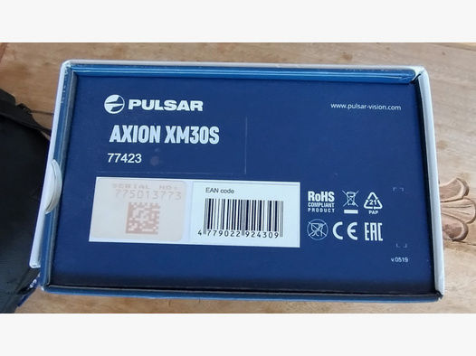 Pulsar Axion XM30S (Demogerät) mit 2. Akku, orig. Verpackung, Zubehör, Garantie, ++