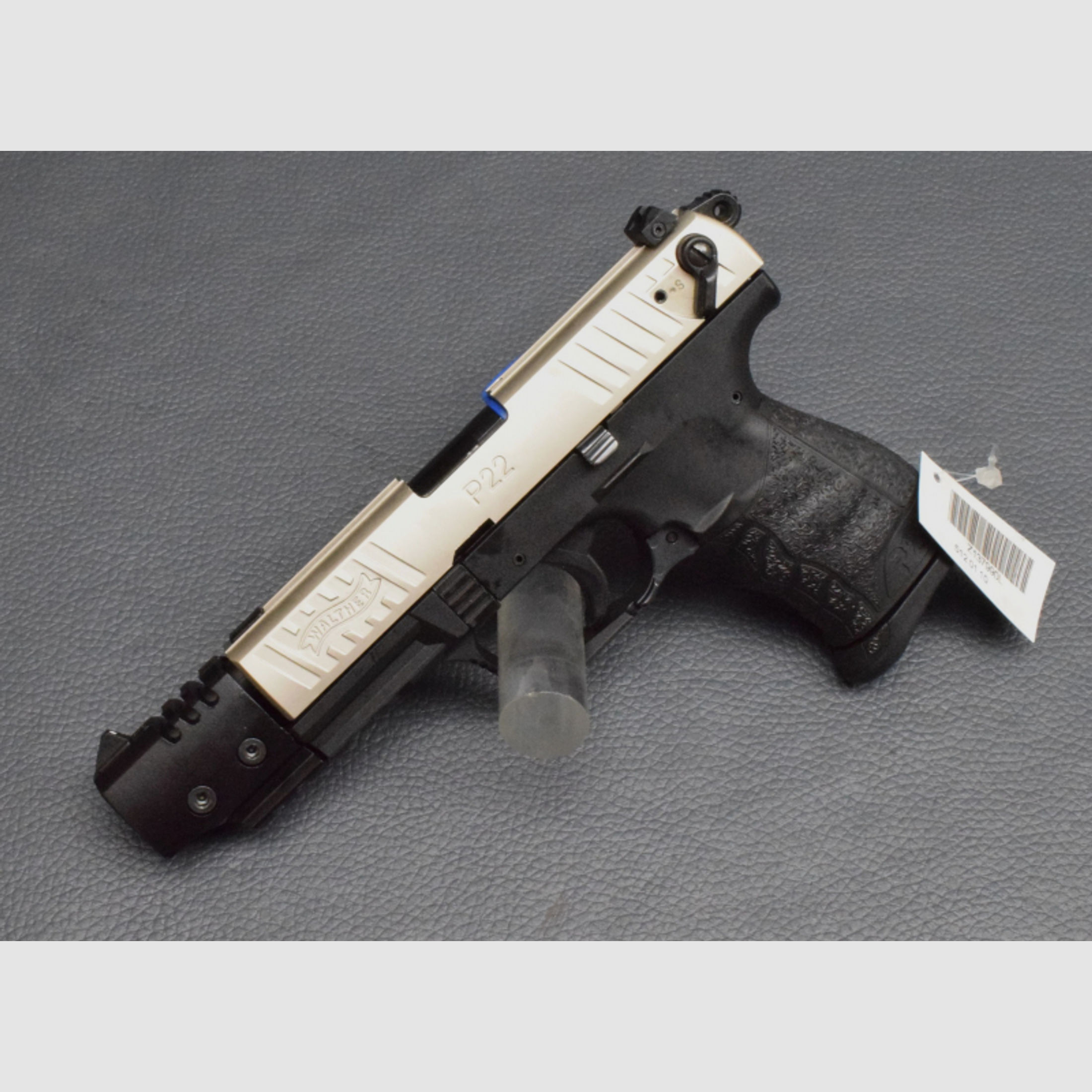 Walther P22Q Target Nickel 5" Kaliber 22lfB, Neuware zum Sonderpreis