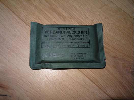 Original Bundeswehr mit NSN Nummer Surplus Nato Verbandspäckchen