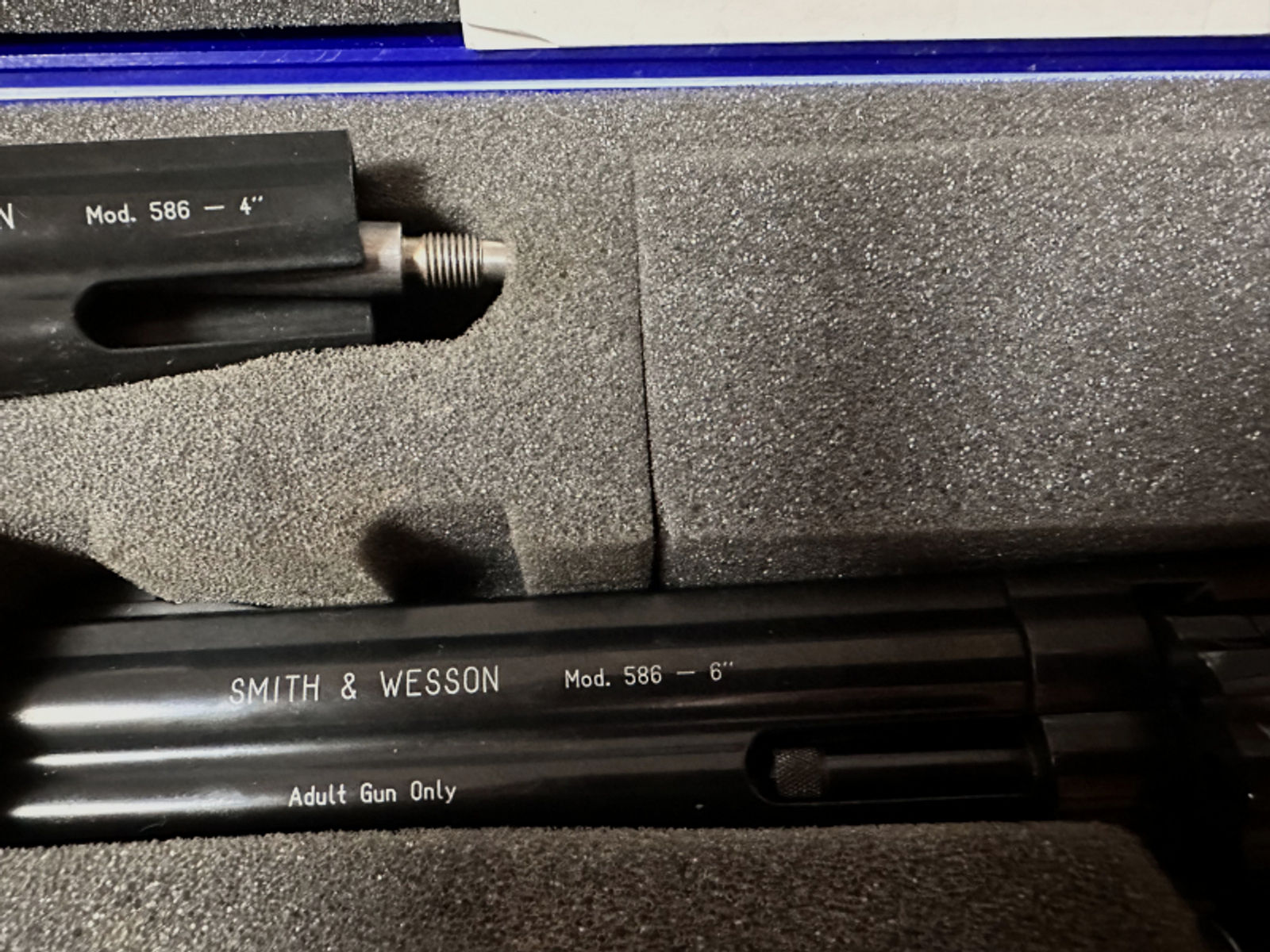 smith & Wesson 586/686 Revolver Co2 mit 8"-6"-4" Läufe/Wechsel