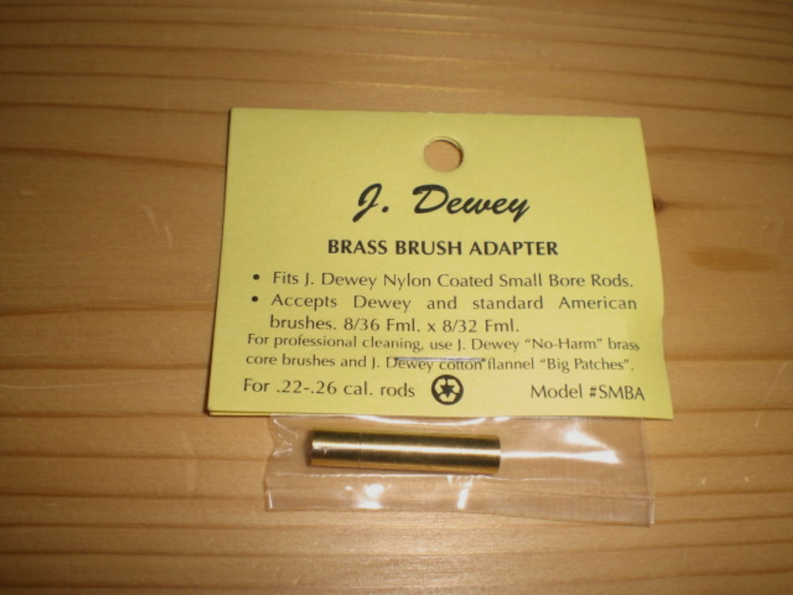 Ersatz-Bürsten Adapter für Dewey Putzstöcke .22 - 6,5mm. Neu