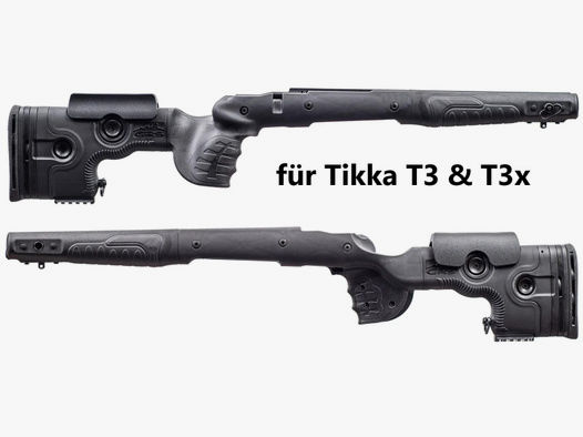 Lagerräumung GRS Schaft Bifrost für Tikka T3 / T3x black > NEUWARE WAFFEN FLÜHR ANSBACH