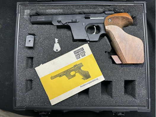 Pistole Walther GSP - Standardpistole - Sportpistole - mit Koffer und Bedienungsanleitung
