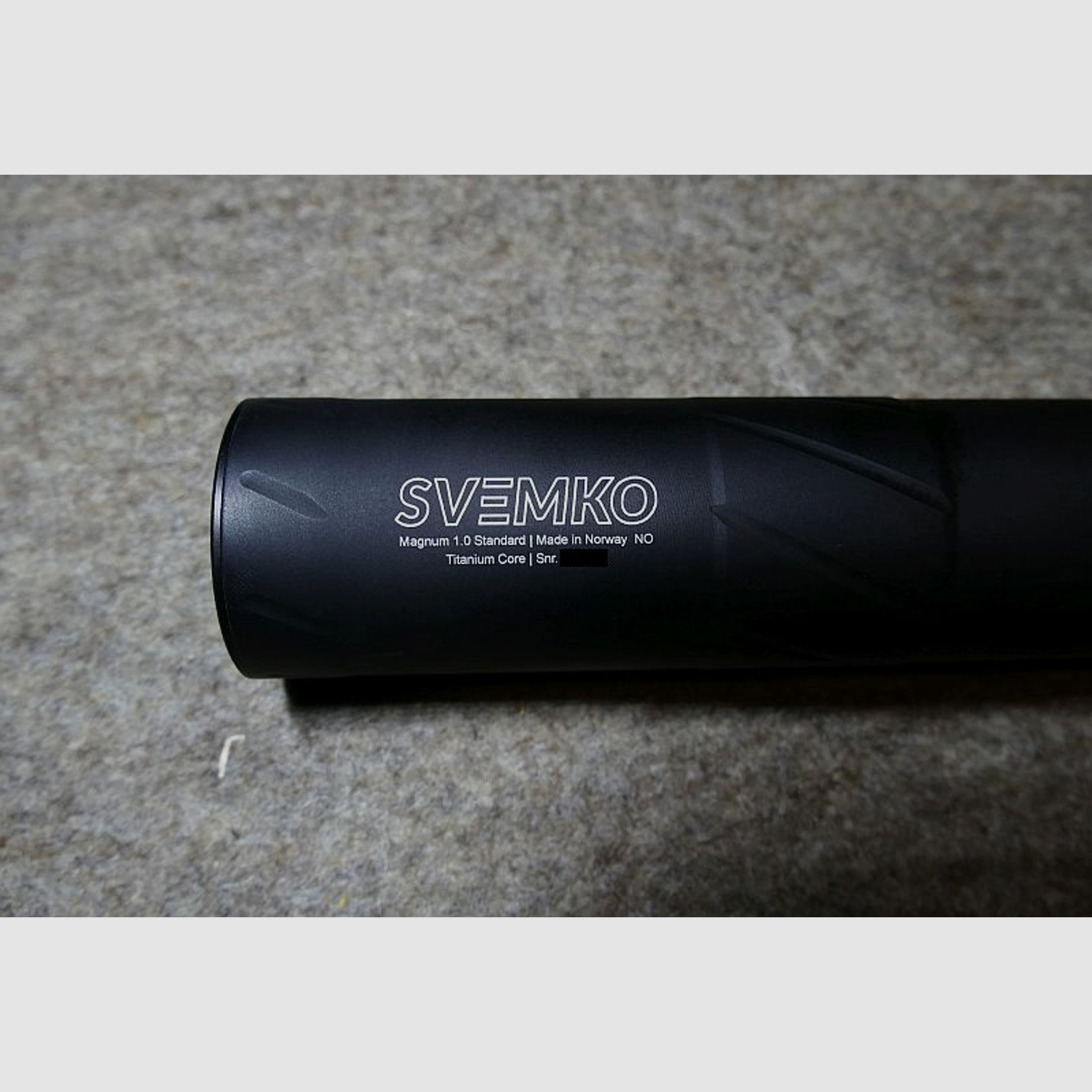 Schalldämpfer Svemko Magnum TITAN bis Kaliber .284 / 7mm für Gewinde M15x1