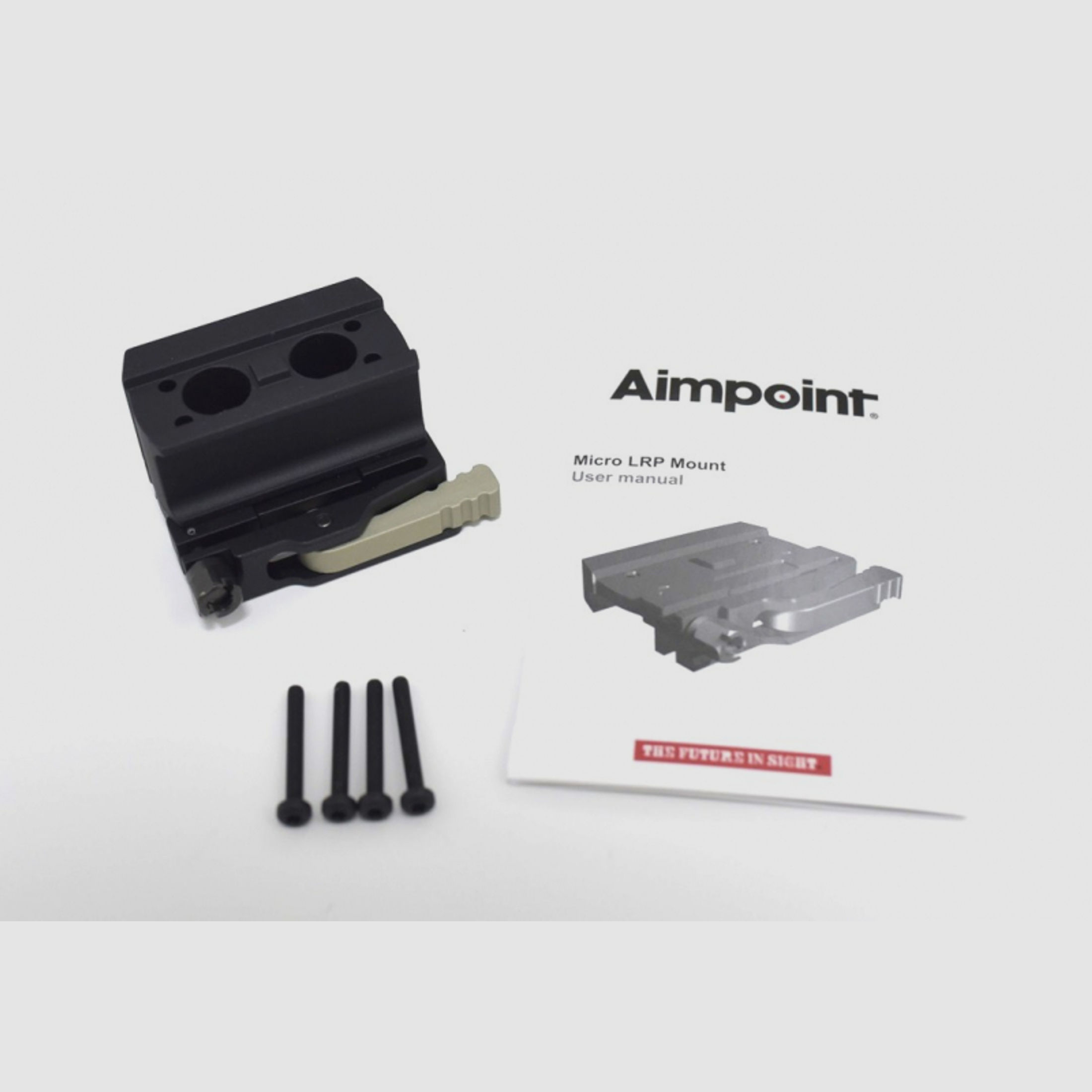 Original Aimpoint LRP Lever Picatinny Mount mit 39mm Spacer AR15 Ready für Micro T1/T2/COMP M5