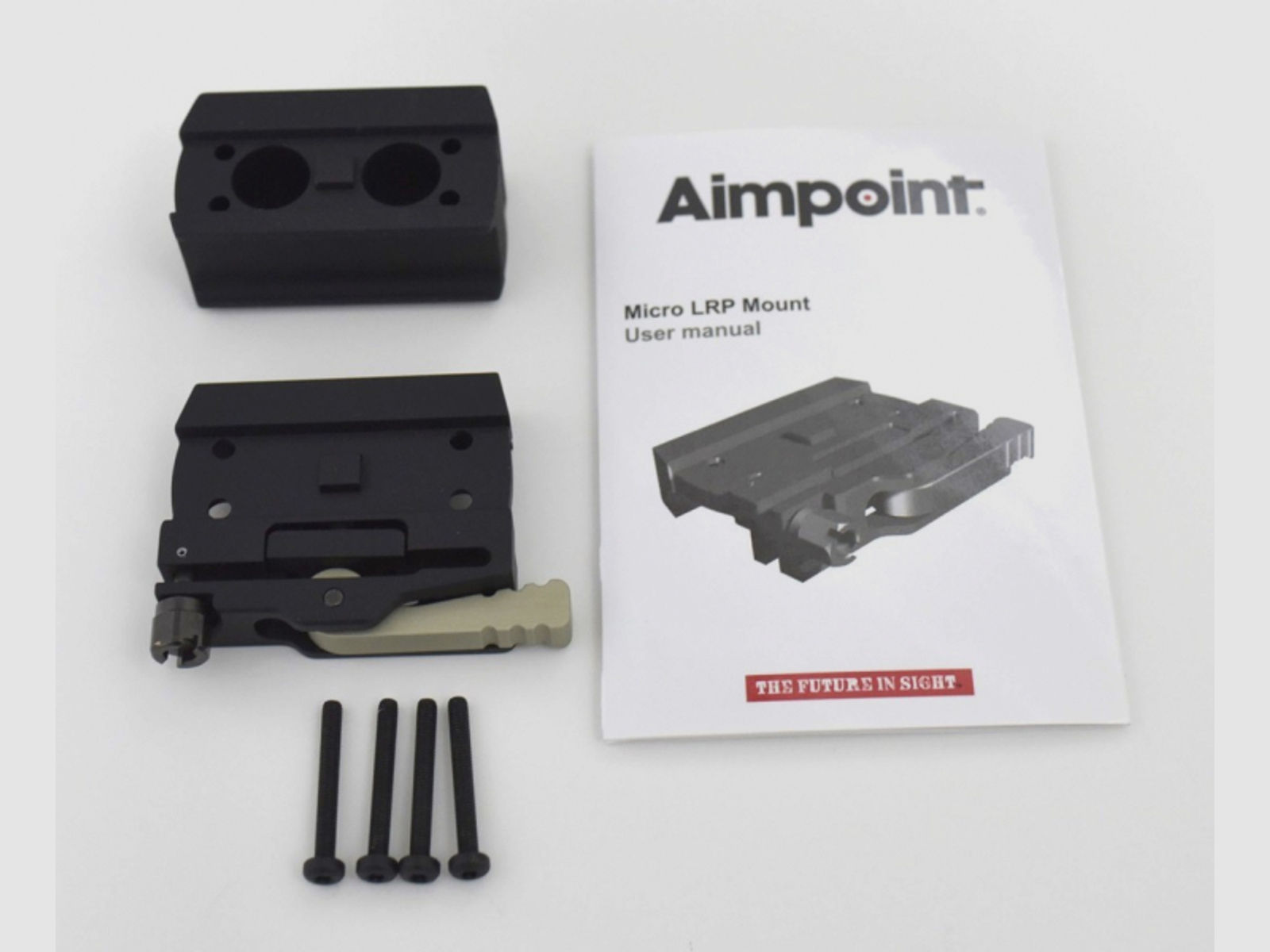 Original Aimpoint LRP Lever Picatinny Mount mit 39mm Spacer AR15 Ready für Micro T1/T2/COMP M5