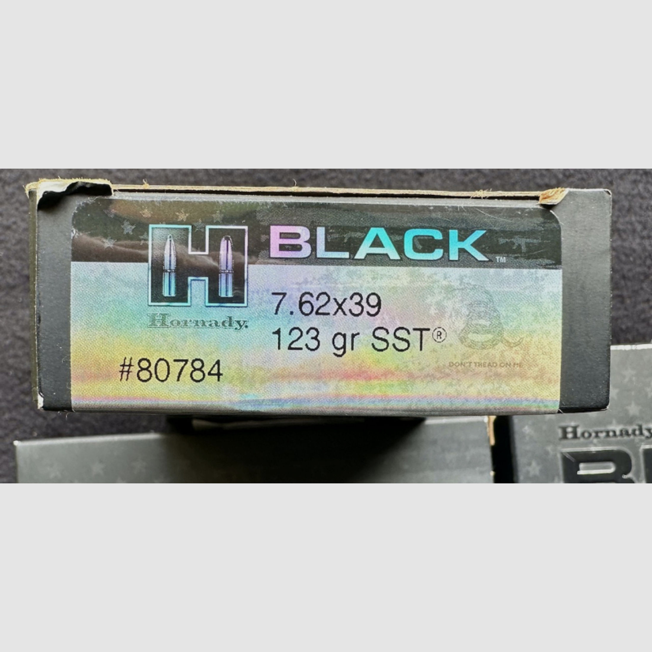 70 Patronen Hornady Black - 7,62x39 - SST - 123 gn. - 8,0g - 80784