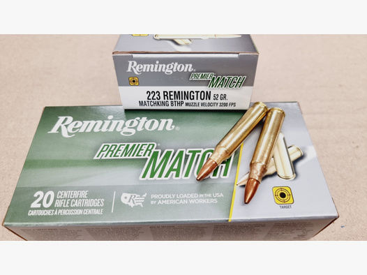 .223Rem./52grs BTHP Matchking Remington 200 Stk.