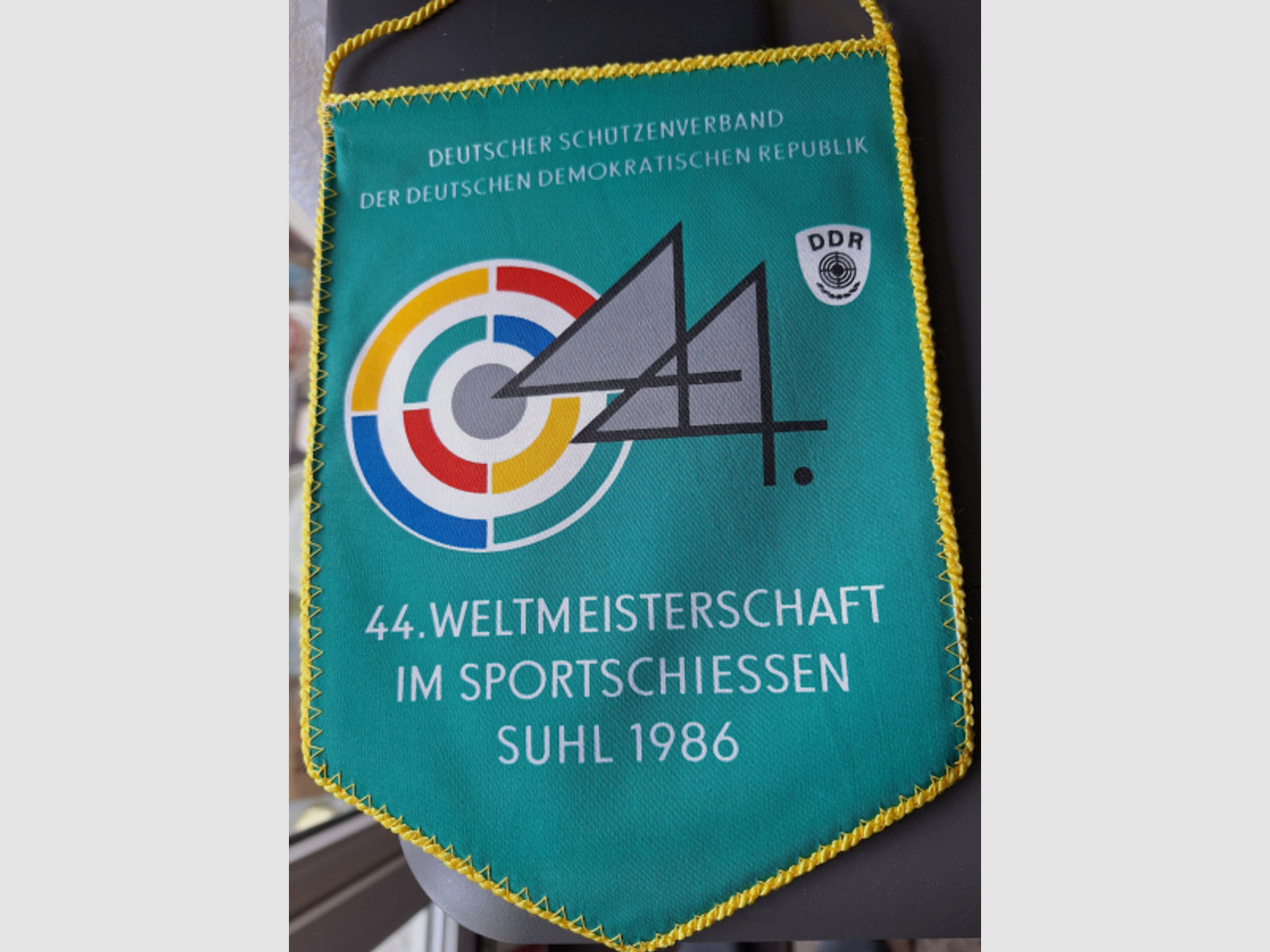 WIMPEL 44. WM im Sportschiessen Suhl 1986