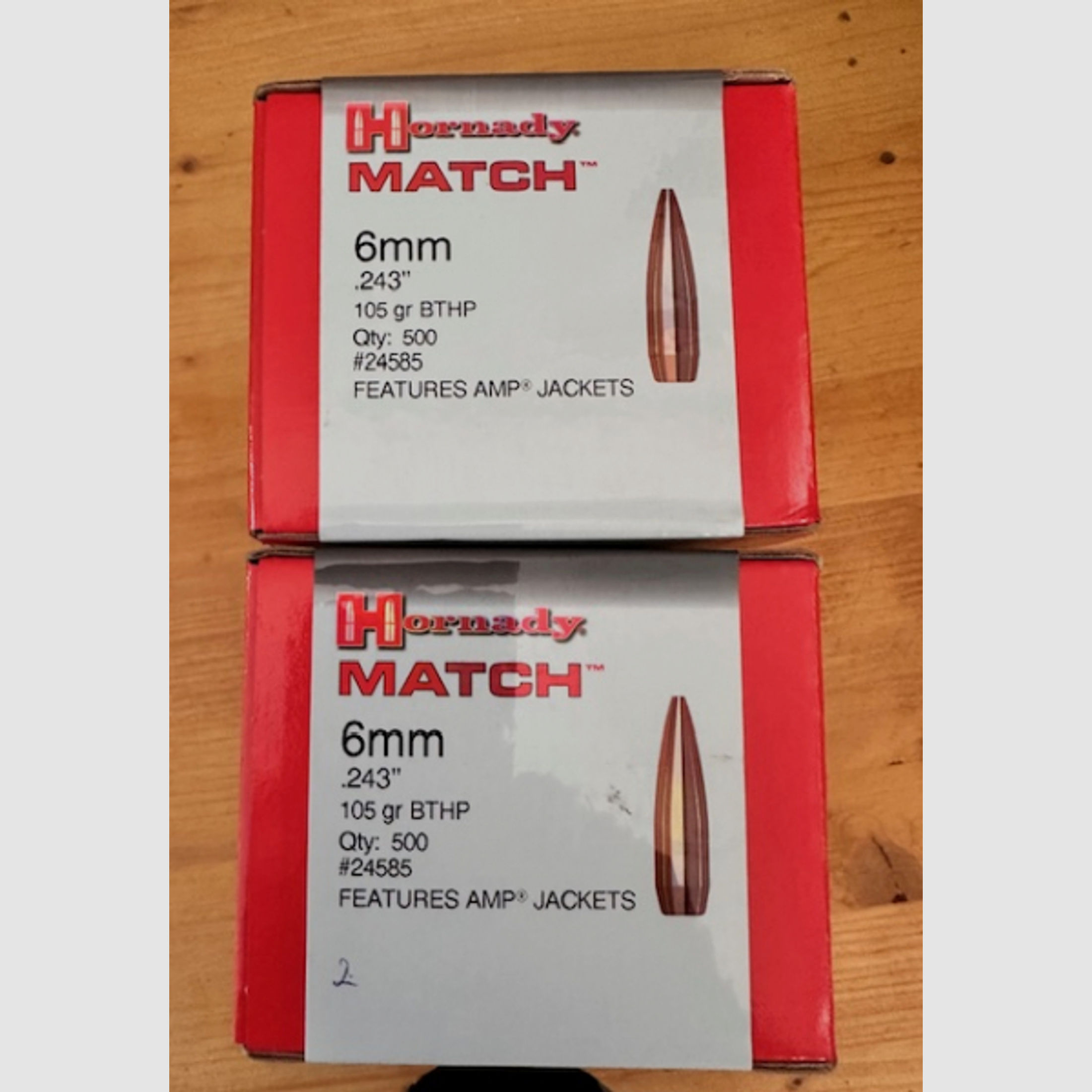 Hornady Match 6mm 105gr Geschosse (1000St.)