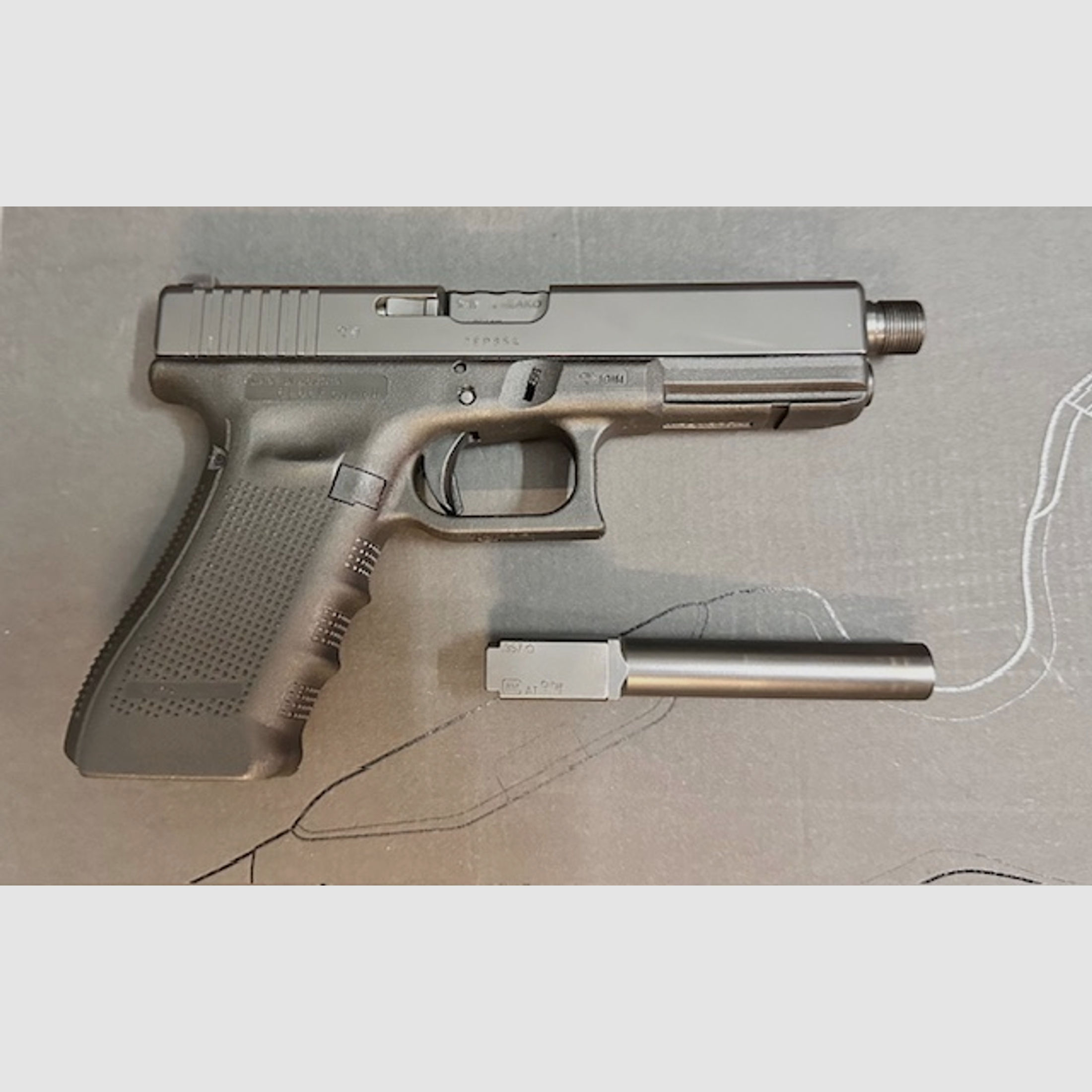 Glock 31 Gen 4 9mm mit Wechsellauf .357 sig