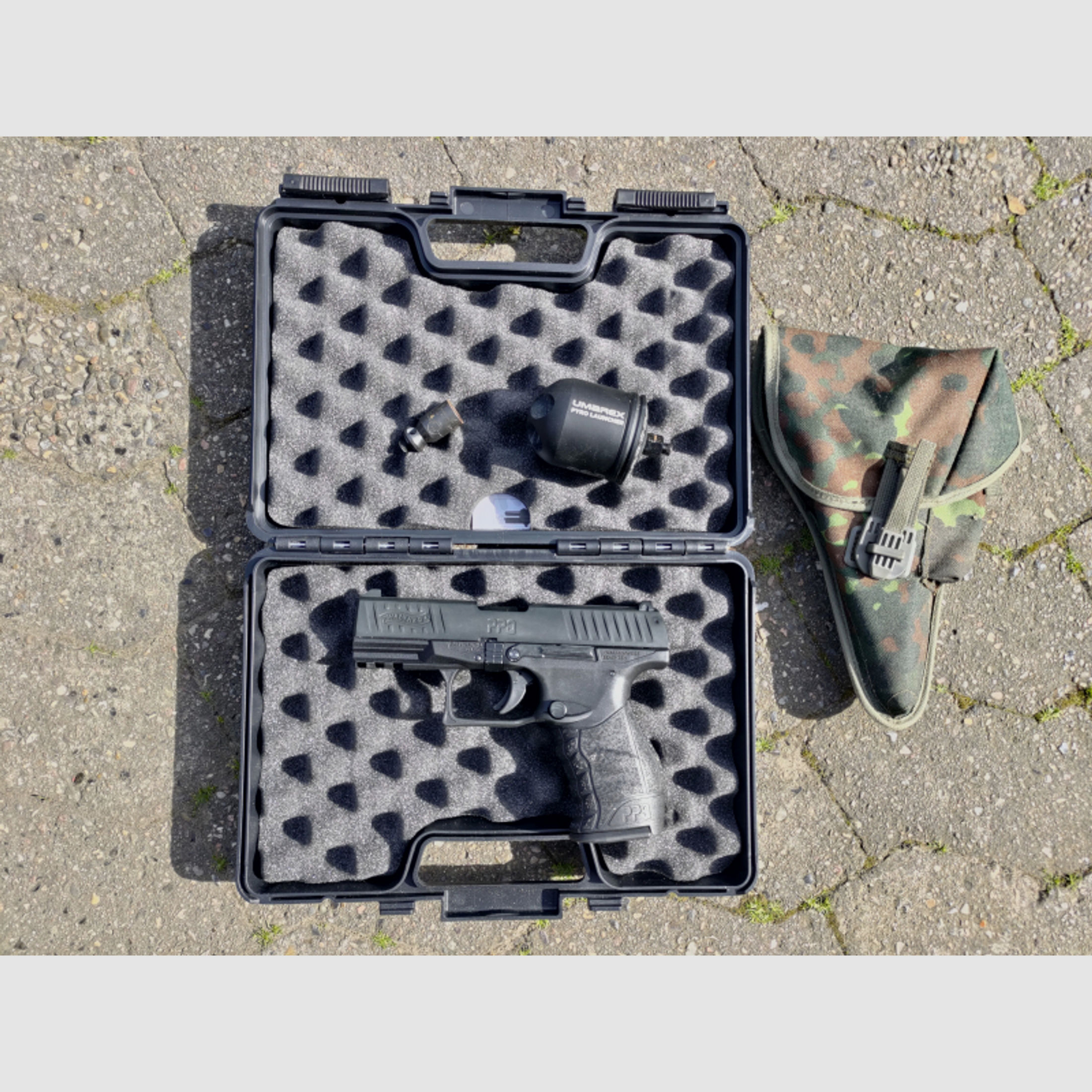 Schreckschuss Pistole Walther PPQ M2 schwarz Kaliber 9 mm P.A.K.
