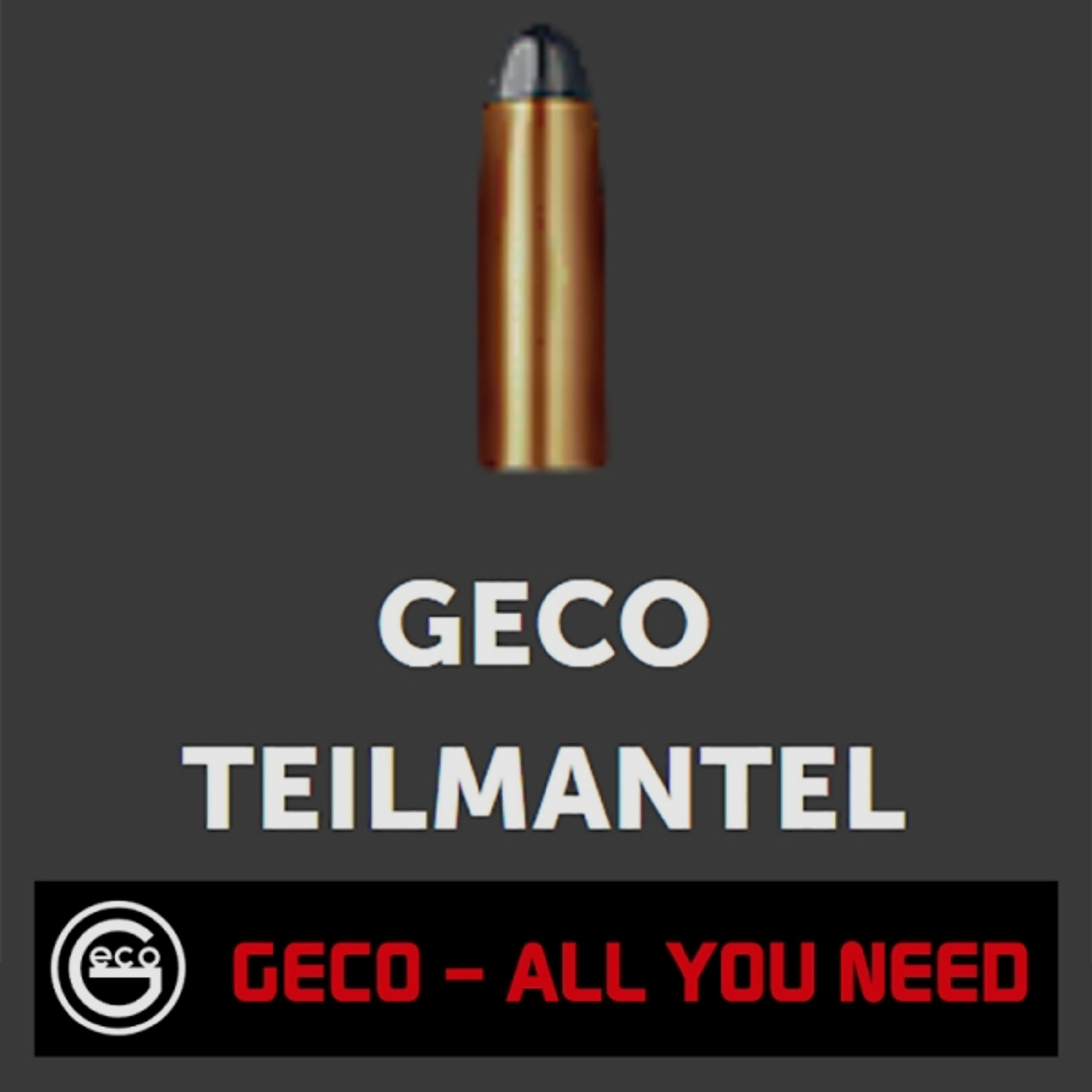 50 Stück NEUE GECO Geschosse - Teilmantel/Softpoint 9,3mm/.366 - 255gr 16,5g #2145448 Rehwild+Mittel
