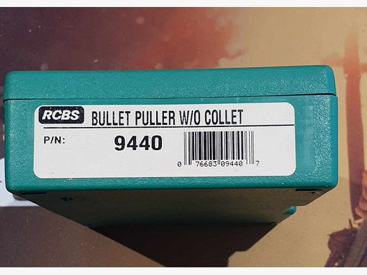 RCBS Bullet Puller W/O Collet