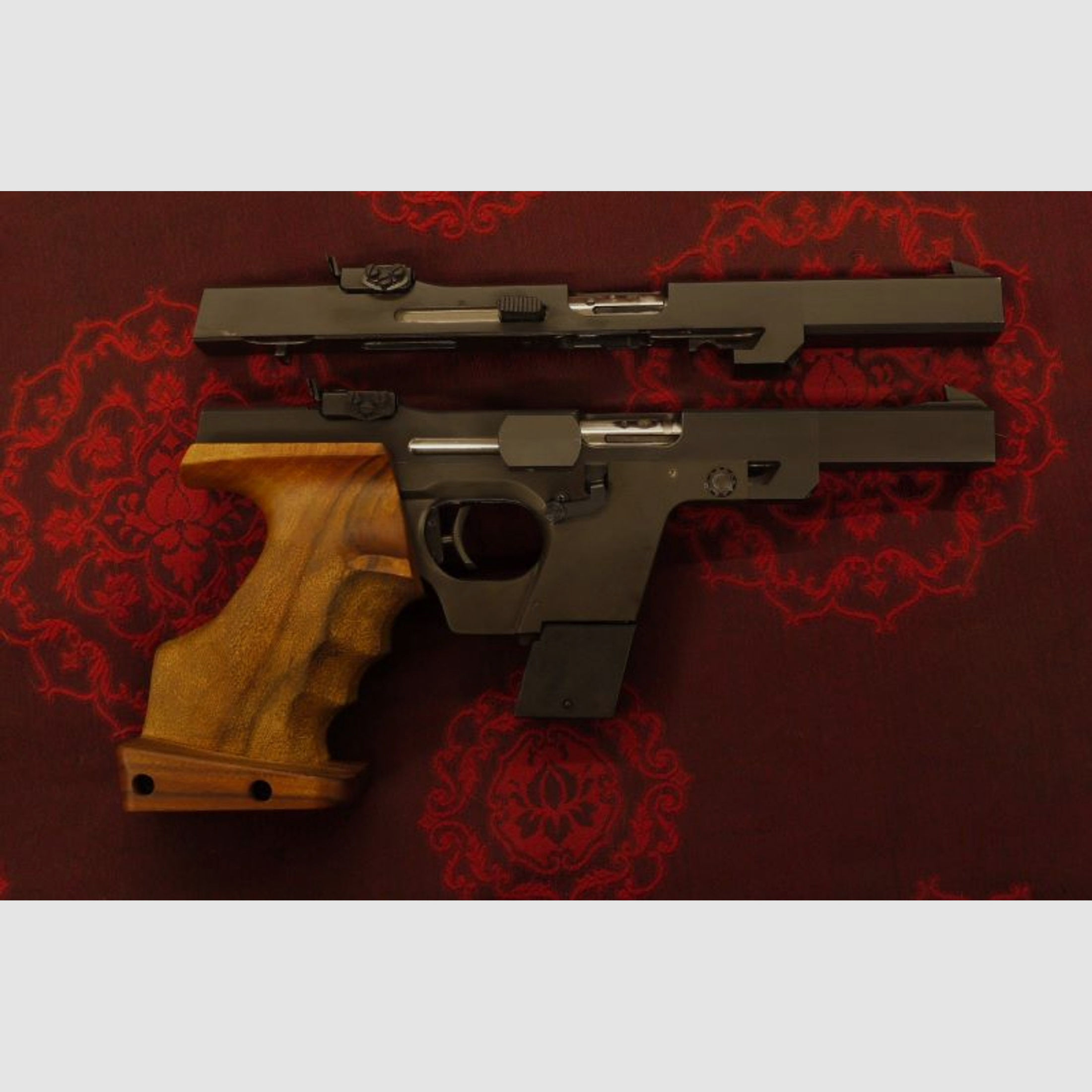 Sport Pistole Walther GSP Kal. 32 S&W mit Wechselsystem .22lr., nicht Hämmerli, Browning