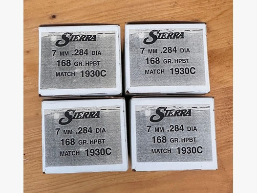 Sierra Geschosse 7mm .284 168gr. HPBT Match (400St.)