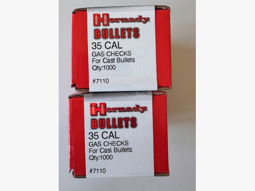 Hornady 35 CAl. Gas Checks for Casi Bullets (2000 St.)