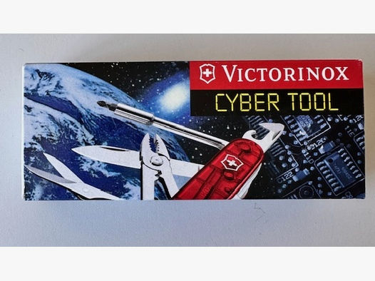 Victorinox Cybertool M, Cyber Tool 34 Rot-Transparent