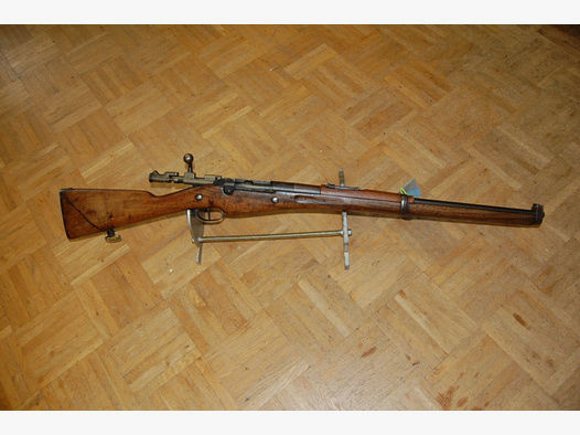 Gewehr Berthier Lebel M1907-15 St. Etienne Kal 8x50R Lebel mit Top Lauf vom Sammler Reiterkarabiner