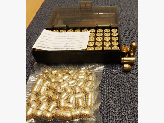 9mm MAKAROV Ladeset / Ladekit 50 NEUE gezünderte Hülsen in NEUER BOX + Geschosse
