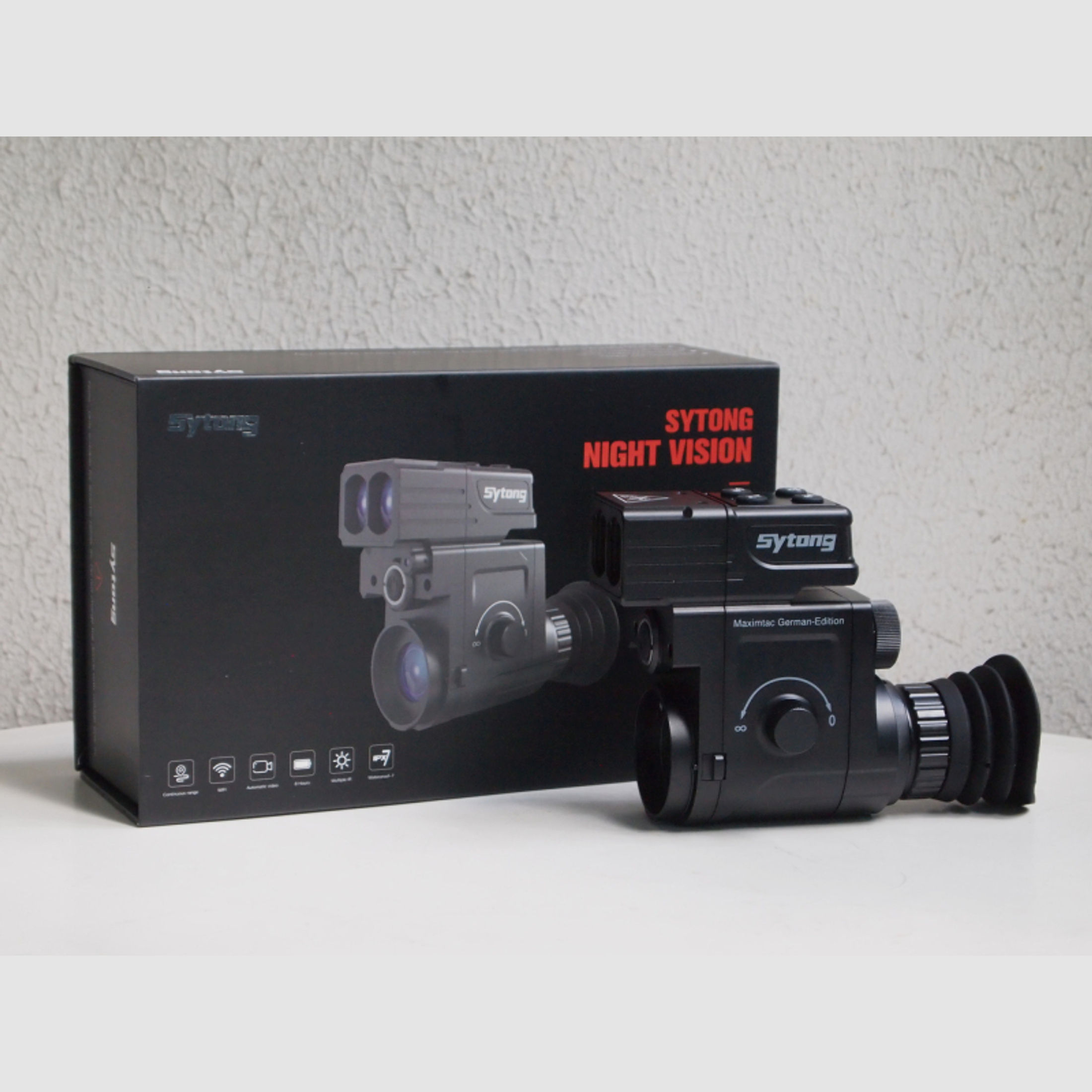 Sytong HT-770 digitales Nachtsichtgerät mit LRF, deutsche Edition, 16mm, für Jäger / Outdoor
