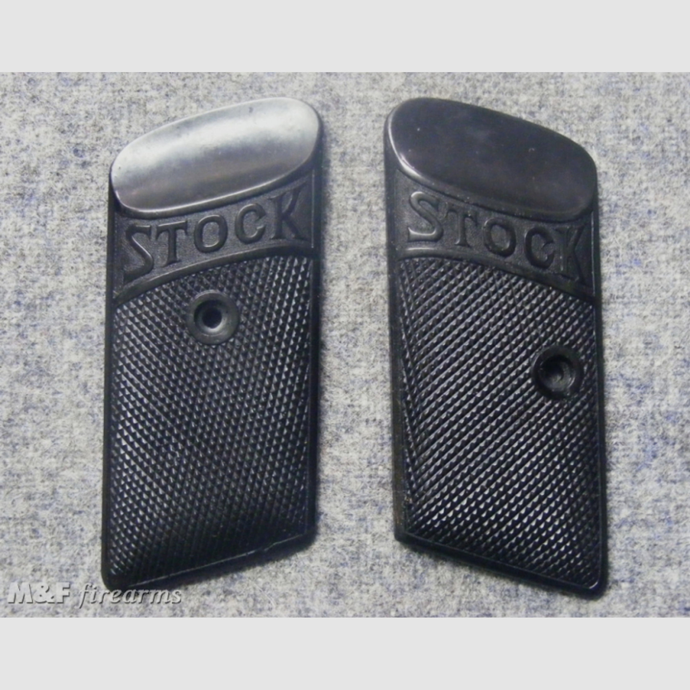 Griffschalen Stock Taschenpistole 1. + 2. Modell, Repro (Paar)