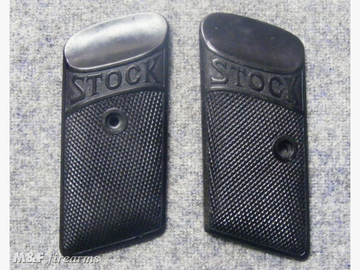 Griffschalen Stock Taschenpistole 1. + 2. Modell, Repro (Paar)