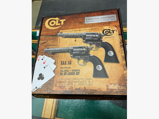 Colt CO 2 Revolver Double Aces Duel Set