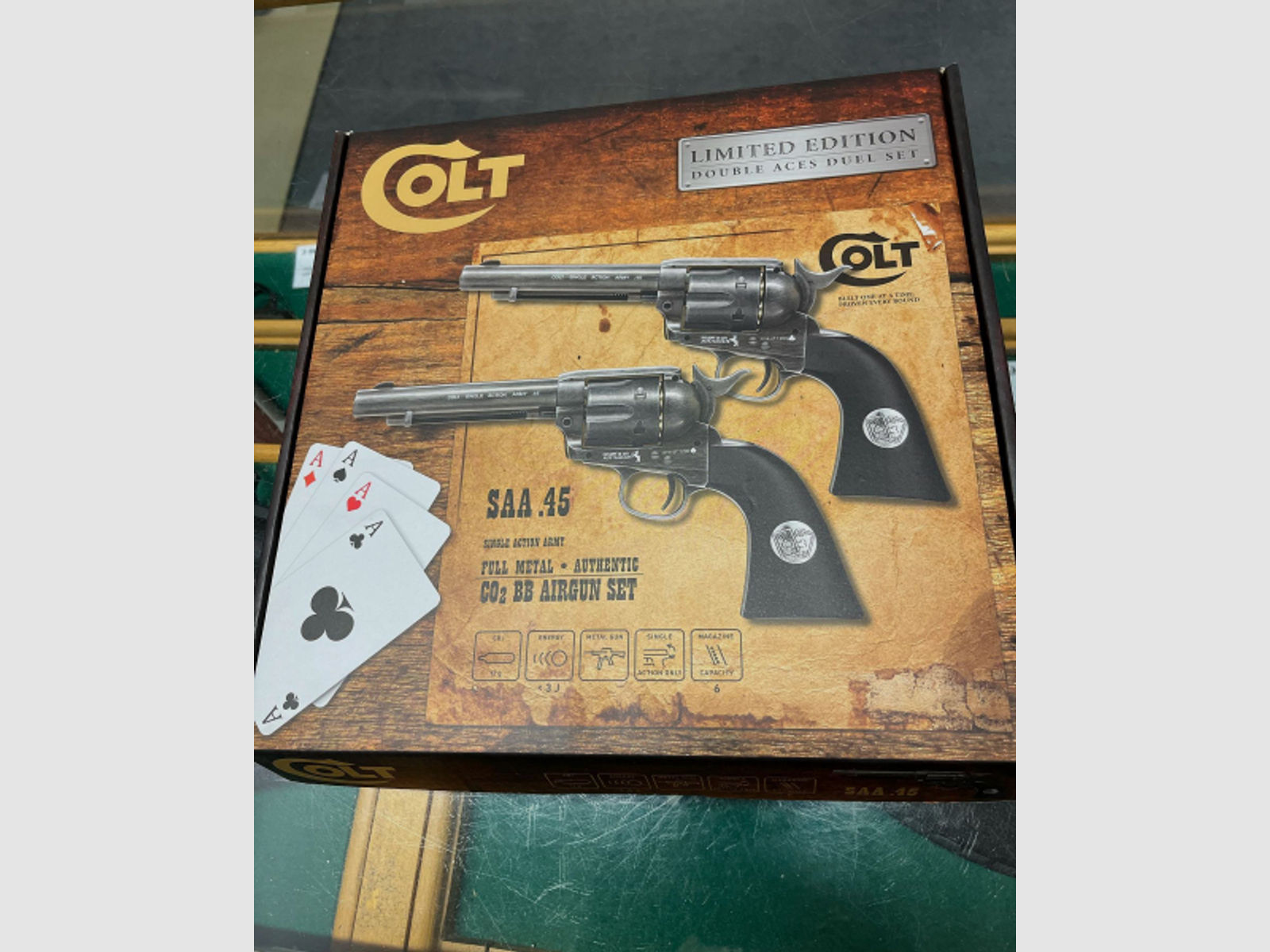 Colt CO 2 Revolver Double Aces Duel Set