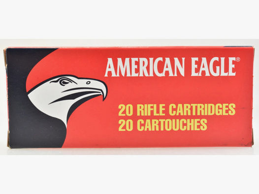 20 Patronen Federal American Eagle .223 Remington 55gr. Metal Case BT
