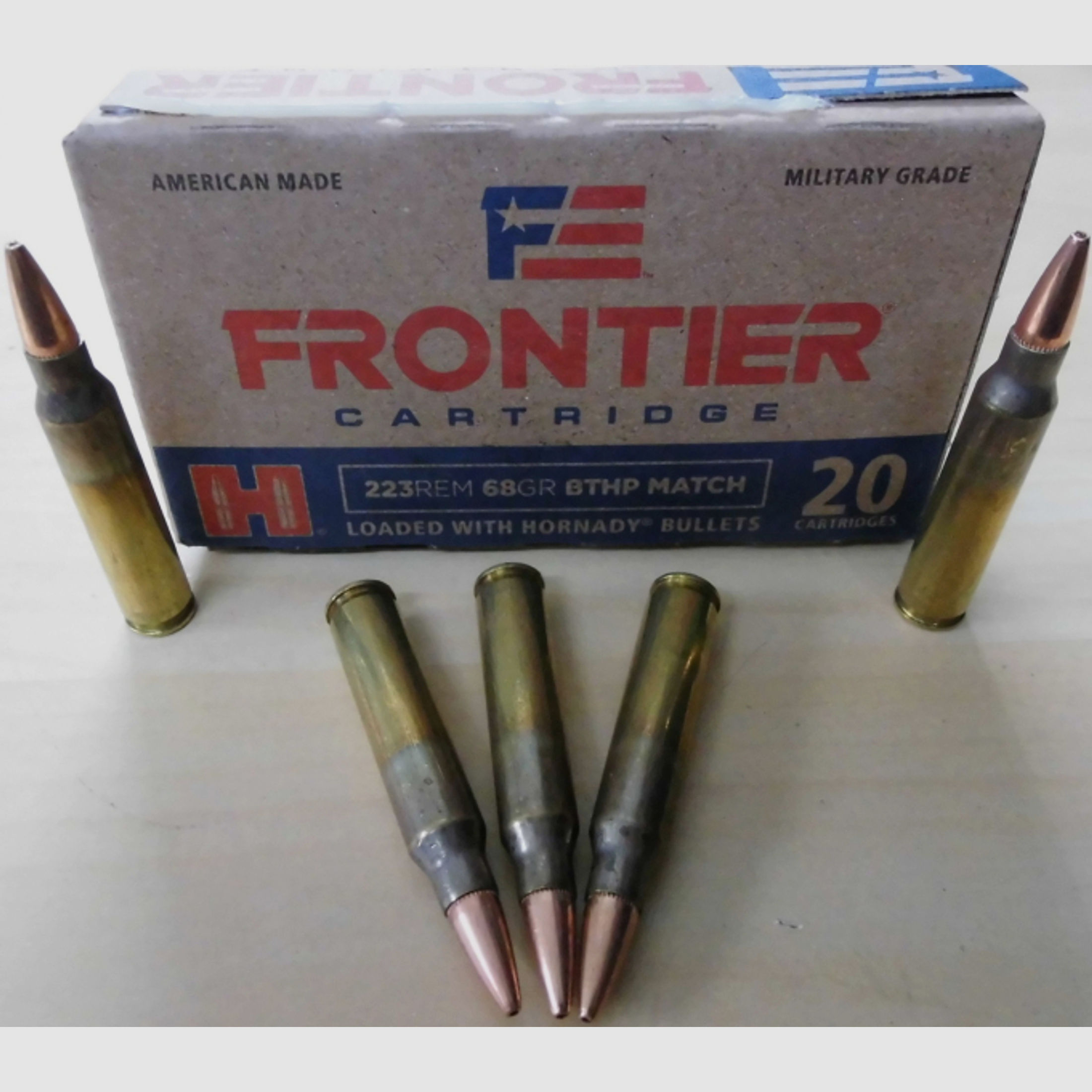 Munition Frontier-Hornady 223rem HPBT 68gr Match