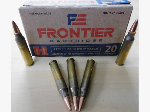 Munition Frontier-Hornady 223rem HPBT 68gr Match
