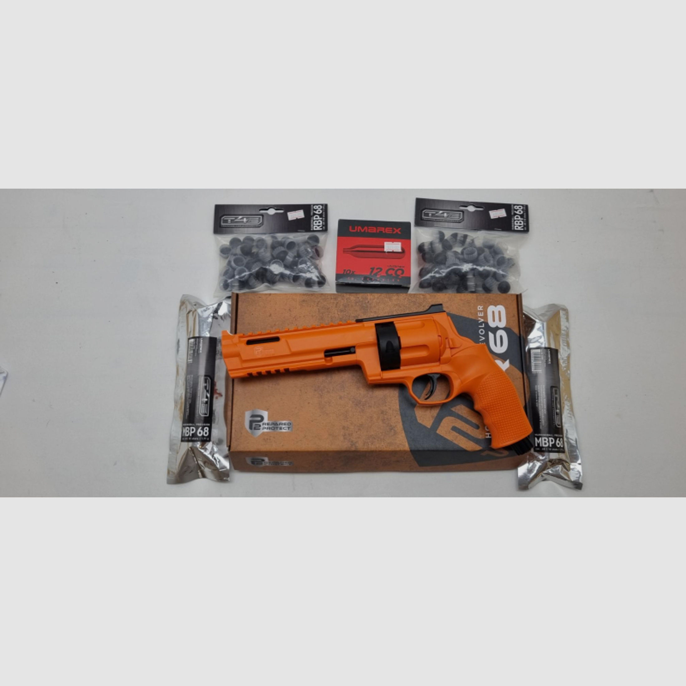 KOMPLETTSET Revolver P2P HDR 68 Ram *Orange*