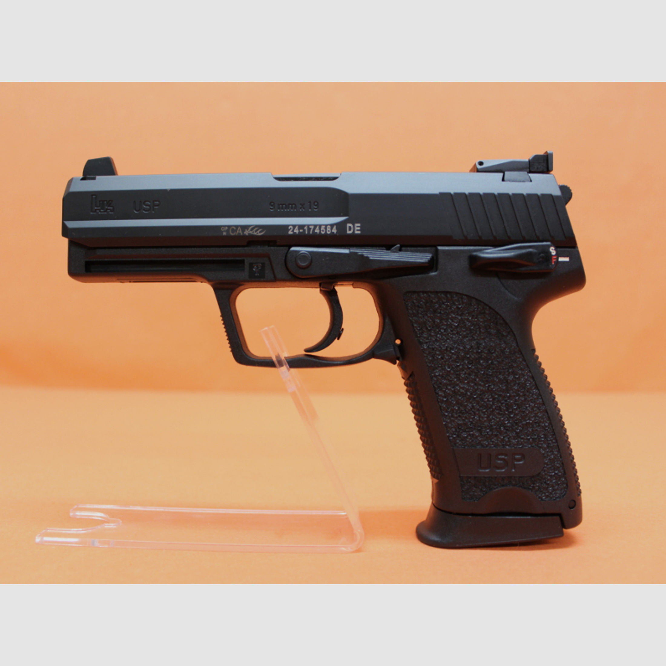 Ha.Pistole 9mmLuger Heckler&Koch/H&K HK USP Custom Sport 108mm Lauf/ Mikrometervisier (9mmPara/9x19)