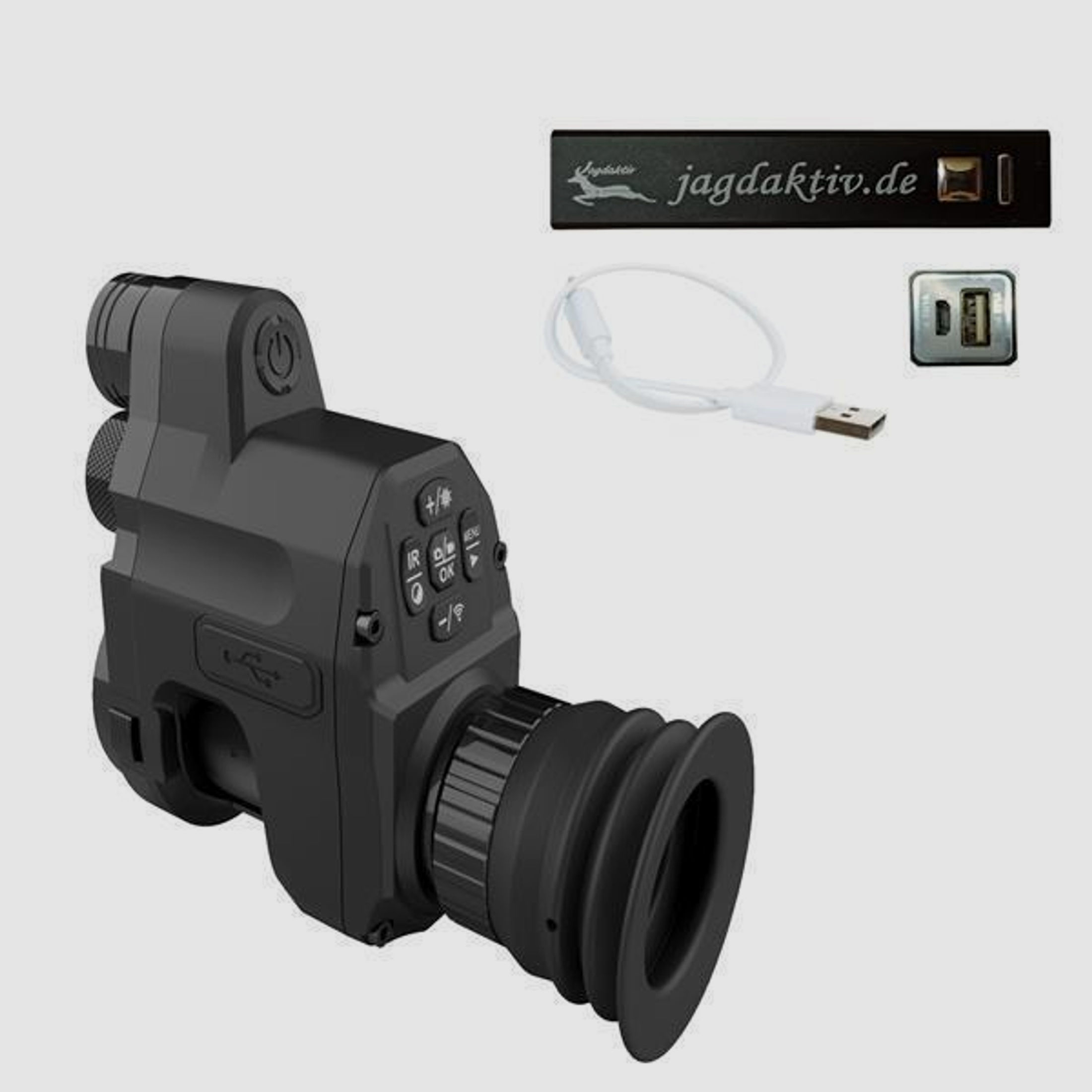 Nachtsichtgerät PARD NV007V 940nm FullHD Sensor inkl. Adapter und Powerbank 16 mm Linse