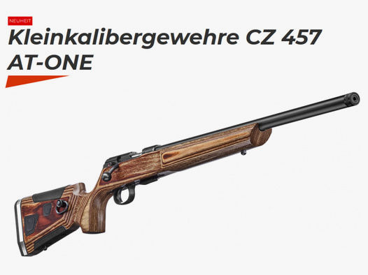 CZ 457 AT ONE KK Repetierbüchse 525MM 52cm MATCH Lauf .22 l.r. / lfb | Gewinde 1/2x20 UNF einstellb.