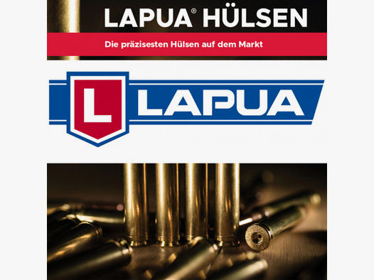 100 Stück NEUE LAPUA CASES | Wiederlade Hülsen | .300 Win. Mag. 300 Winchester Magnum Boxer 4PH7096C