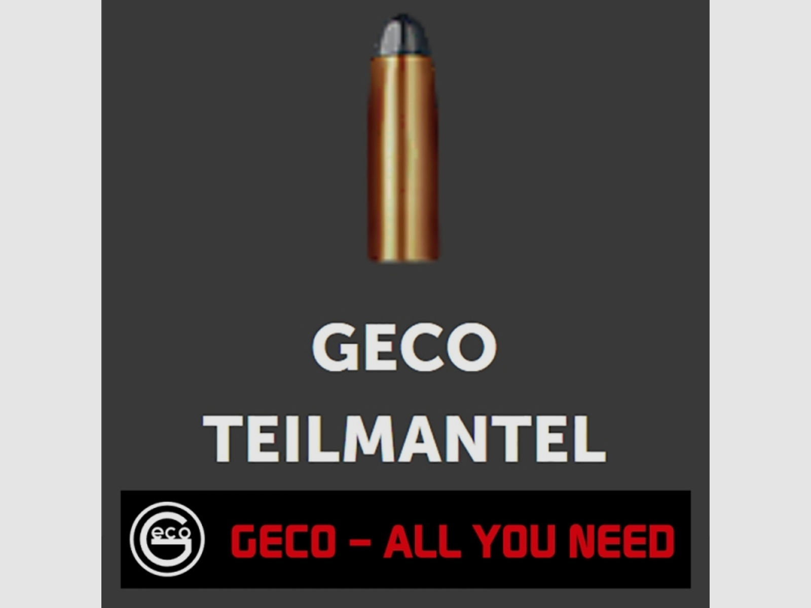 50 Stück NEUE GECO Geschosse - Teilmantel/Softpoint 7,62mm/.308 - 11g/170gr (#2145413)Rehwild+Mittel