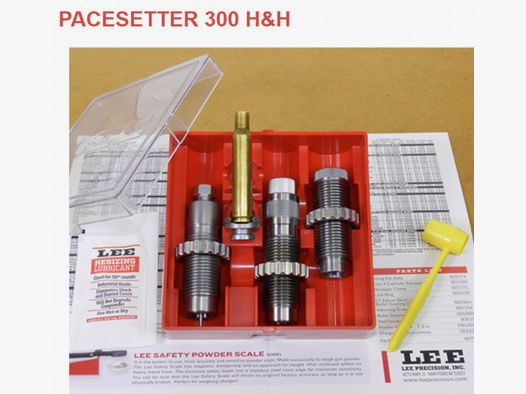 LEE 3-Die-Pacesetter Langwaffen Matrizensatz-SET Full-Length | .300 H&H 300 Holland und H #90560 NEU