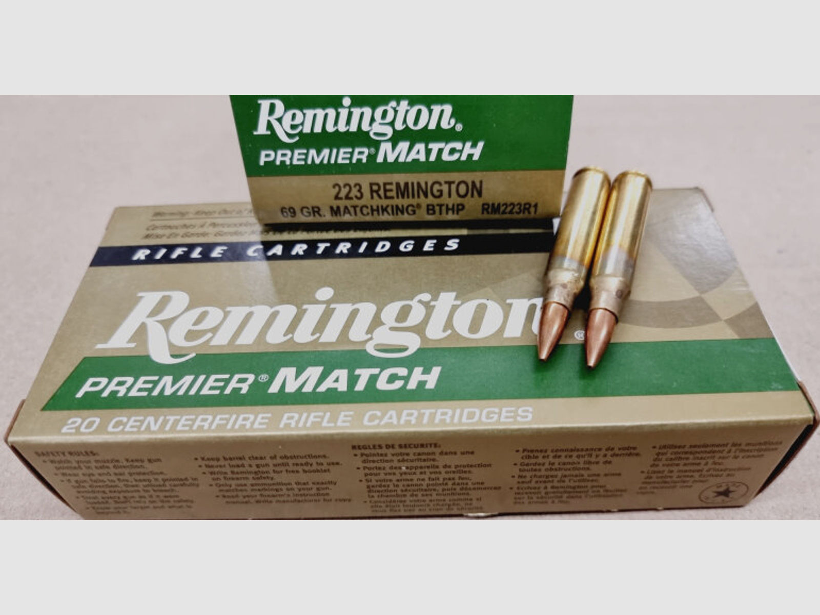 .223Rem./69grs BTHP Matchking Remington 200 Stk. No. RM223R1