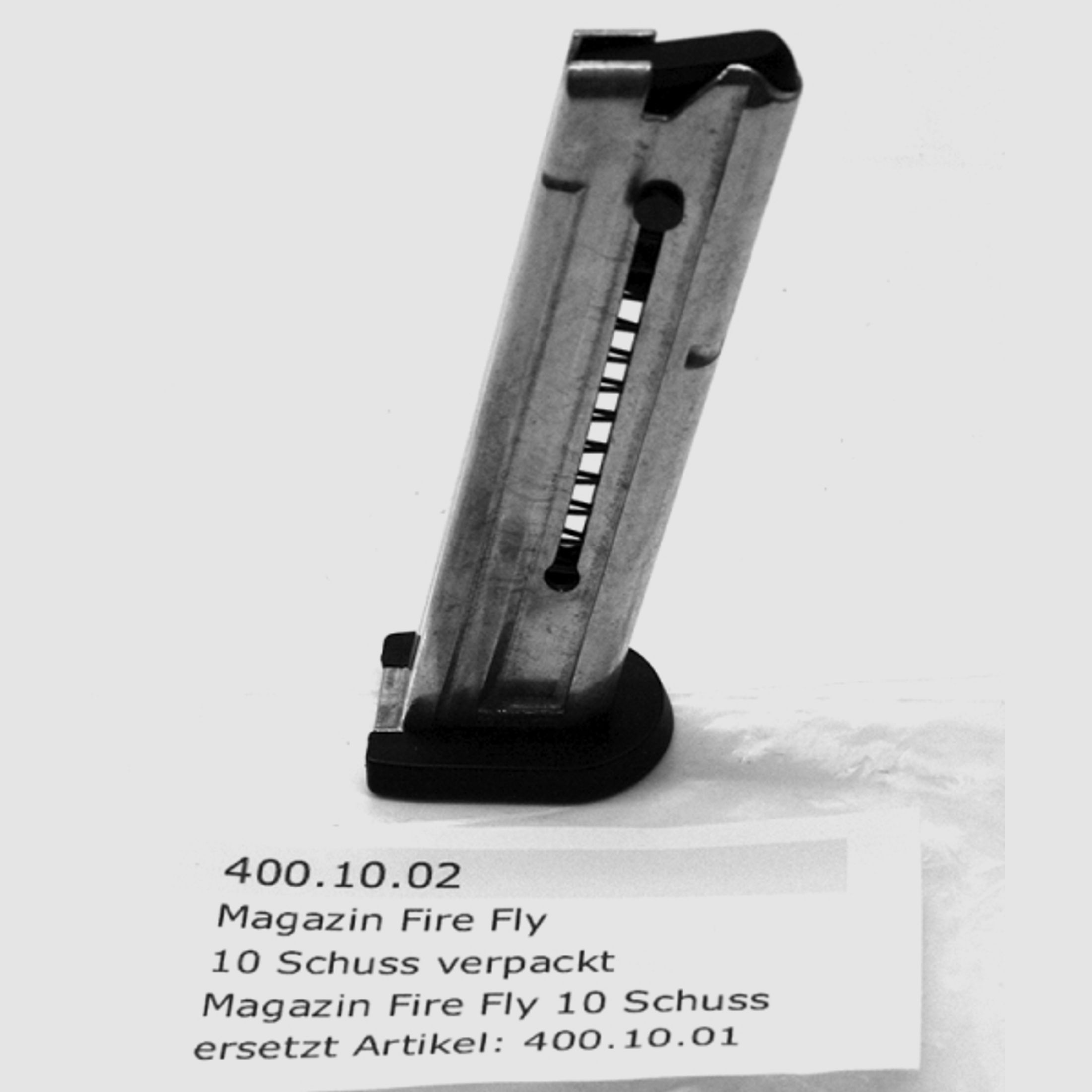 1 x Original GSG Firefly 10 Schuss Ersatzmagazin .22 l.r. lfb KK für Kleinkaliber Pistole